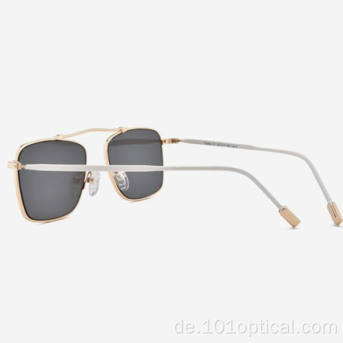 Modische quadratische Metall-Herren-Sonnenbrille